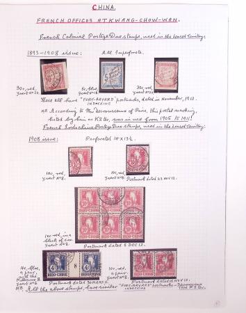 1866-1970, Collection des COLONIES en 4 classeurs,