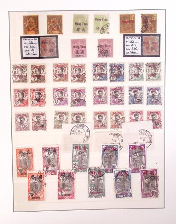 1866-1970, Collection des COLONIES en 4 classeurs,