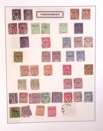 1866-1970, Collection des COLONIES en 4 classeurs,