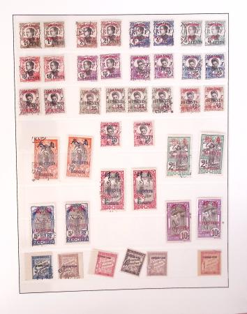 1866-1970, Collection des COLONIES en 4 classeurs,
