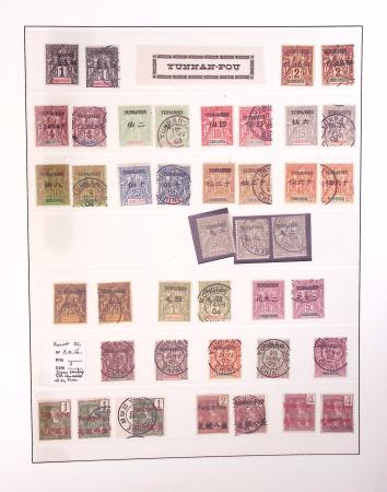 1866-1970, Collection des COLONIES en 4 classeurs,