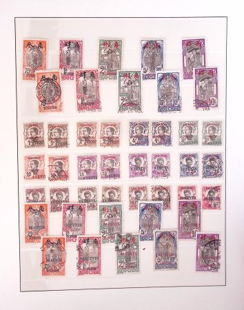1866-1970, Collection des COLONIES en 4 classeurs,