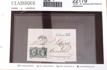 1840-1950, Anciens lots de VO de lettres, marcophilie