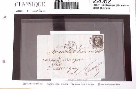 1840-1950, Anciens lots de VO de lettres, marcophilie