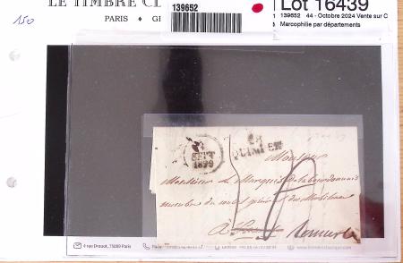 1840-1950, Anciens lots de VO de lettres, marcophilie