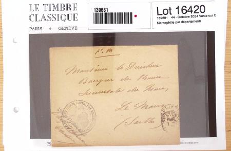 1840-1950, Anciens lots de VO de lettres, marcophilie