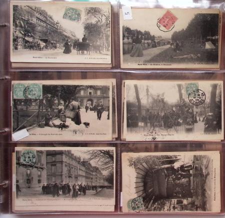 CPA: 2 albums de CPA, cartes sélectionnées, la plupart