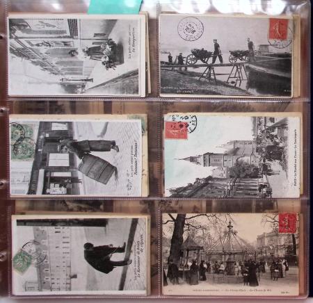 CPA: 2 albums de CPA, cartes sélectionnées, la plupart
