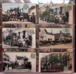 CPA: 2 albums de CPA, cartes sélectionnées, la plupart