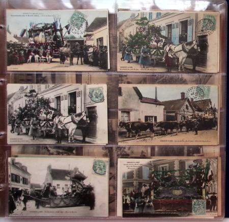 CPA: 2 albums de CPA, cartes sélectionnées, la plupart