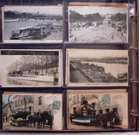 CPA: 2 albums de CPA, cartes sélectionnées, la plupart