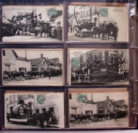 CPA: 2 albums de CPA, cartes sélectionnées, la plupart