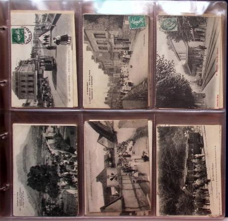 CPA: 2 albums de CPA, cartes sélectionnées, la plupart