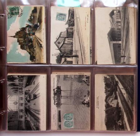 CPA: 2 albums de CPA, cartes sélectionnées, la plupart