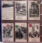 CPA: 2 albums de CPA, cartes sélectionnées, la plupart