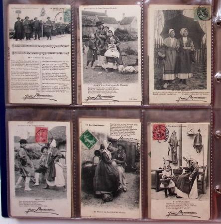 CPA: 2 albums de CPA, cartes sélectionnées, la plupart