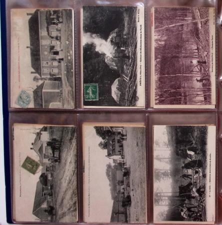 CPA: 2 albums de CPA, cartes sélectionnées, la plupart