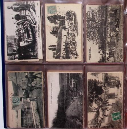 CPA: 2 albums de CPA, cartes sélectionnées, la plupart