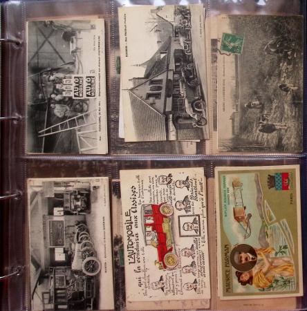 CPA: 2 albums de CPA, cartes sélectionnées, la plupart