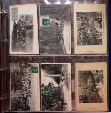 CPA: 2 albums de CPA, cartes sélectionnées, la plupart
