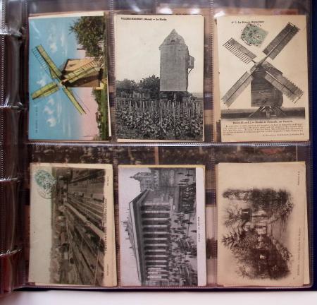 CPA: 2 albums de CPA, cartes sélectionnées, la plupart