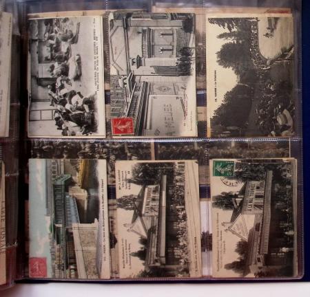 CPA: 2 albums de CPA, cartes sélectionnées, la plupart