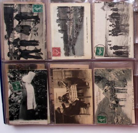 CPA: 2 albums de CPA, cartes sélectionnées, la plupart