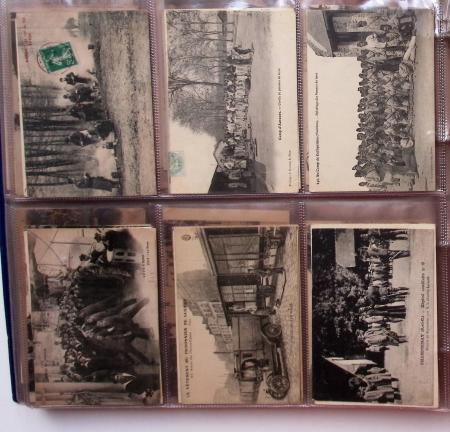 CPA: 2 albums de CPA, cartes sélectionnées, la plupart