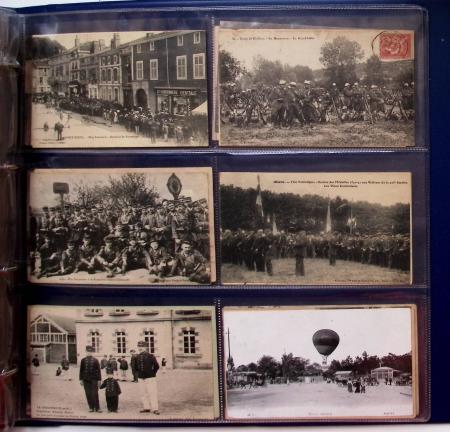 CPA: 2 albums de CPA, cartes sélectionnées, la plupart