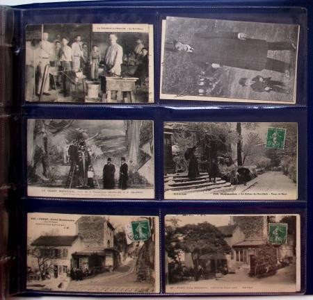 CPA: 2 albums de CPA, cartes sélectionnées, la plupart