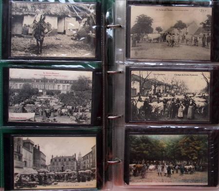 CPA: 2 albums de CPA, cartes sélectionnées, la plupart
