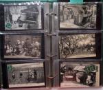 CPA: 2 albums de CPA, cartes sélectionnées, la plupart