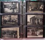 CPA: 2 albums de CPA, cartes sélectionnées, la plupart