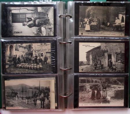 CPA: 2 albums de CPA, cartes sélectionnées, la plupart