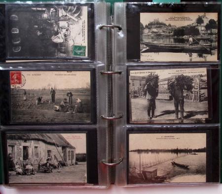 CPA: 2 albums de CPA, cartes sélectionnées, la plupart