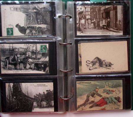 CPA: 2 albums de CPA, cartes sélectionnées, la plupart