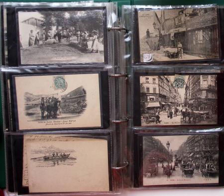 CPA: 2 albums de CPA, cartes sélectionnées, la plupart