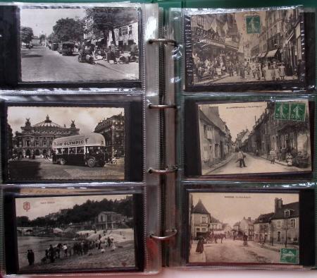 CPA: 2 albums de CPA, cartes sélectionnées, la plupart