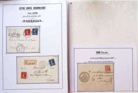 1849-1938,  Classeur de lettres classiques et semi-modernes,
