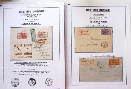 1849-1938, Classeur de lettres classiques et semi-modernes,