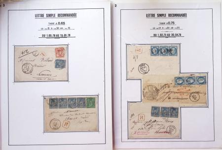 1849-1938, Classeur de lettres classiques et semi-modernes,