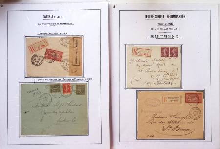 1849-1938, Classeur de lettres classiques et semi-modernes,