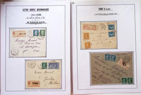 1849-1938, Classeur de lettres classiques et semi-modernes,