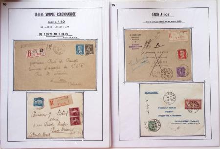 1849-1938, Classeur de lettres classiques et semi-modernes,