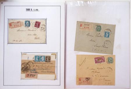 1849-1938, Classeur de lettres classiques et semi-modernes,