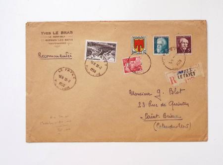 1849-1938, Classeur de lettres classiques et semi-modernes,
