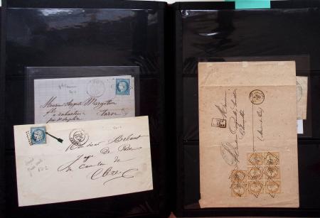 1849-1938, Classeur de lettres classiques et semi-modernes,