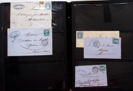 1849-1938, Classeur de lettres classiques et semi-modernes,