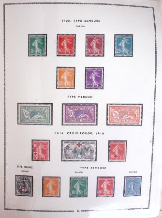 1849-1975, Collection en deux albums MOC neuf à partir