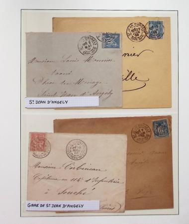 1880-1905, Collection de 80 lettres de CHARENTE-INFERIEURE,